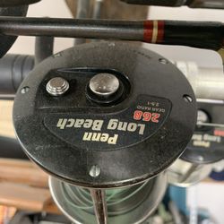 Off shore penn 268 with penn senator rods