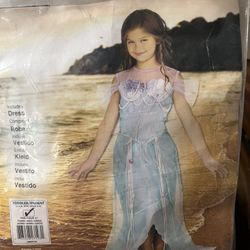 Mermaid Dress Costume Size 2-4 T