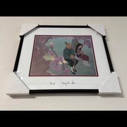 🌸 Beautiful Blossom – Disney Mulan Limited Edition Sericel (Framed + COA)