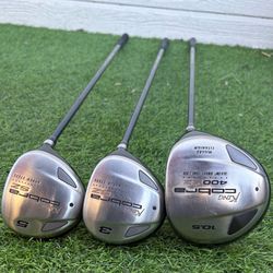 Cobra King SZ Set Driver, 3 wood, 5 wood Aldila Graphite Shaft R-Flex