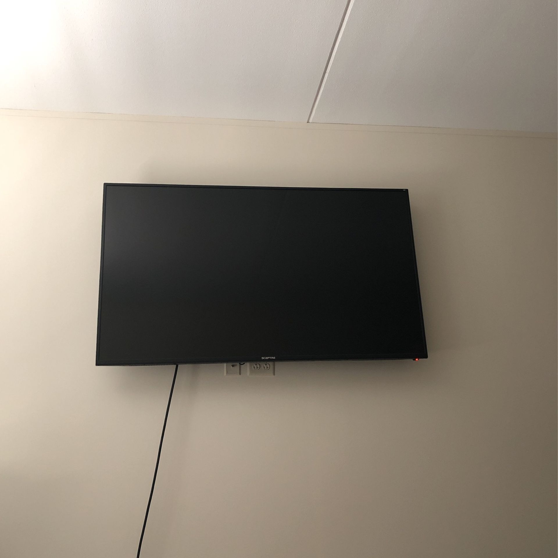 65” Sceptre TV With Wall Mount