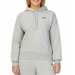 File Ladies Gray Fleece Hoodie 