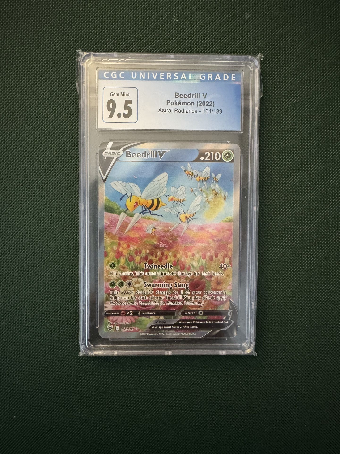 Pokemon Beedrill Alt Art Cgc 9.5
