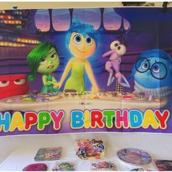 Inside Out 2 Birthday Party Decoration Supplies