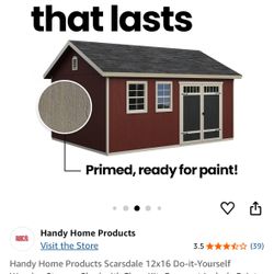 12x16 GARDEN SHED KIT ON SALE!!!