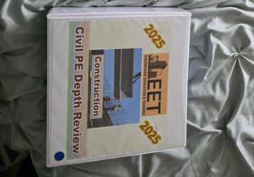 EET PE Civil construction Exam Review Binder