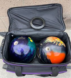 two-ball roller bowling bag