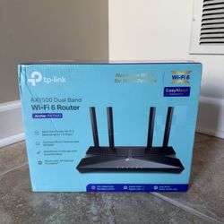 TP-LINK Archer AX1500 Wi-Fi 6 Dual-Band Wireless Network Router