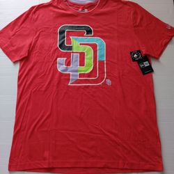 XXL Padres All Star Game 1992 New Era Men's Pastel Red Tee
