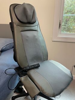 Snailax Shiatsu Neck & Back Massager with Heat Chair Pad Kneading Massage
