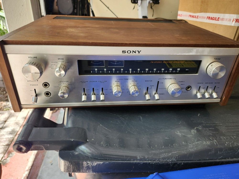Sony Str-6200f 70’s Silver Receiver