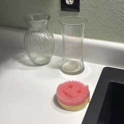 Glass vases and such