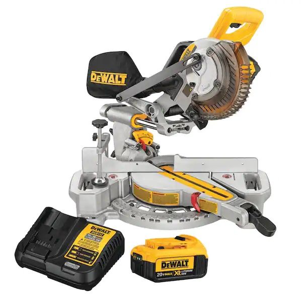 New in box Dewalt 20V MAX Cordless 7-1/4 in. Sliding Miter Saw with (1) 20V Battery 4.0Ah