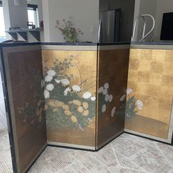 Antique Japanese Screen