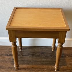 Sturdy Small End Table 20” x 16” x 23”