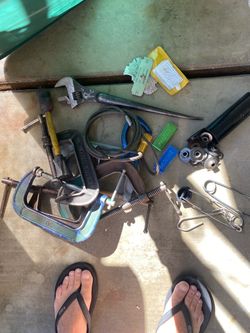 Mixed Hand Tools and Hardware Lot
