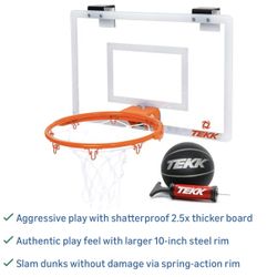 Monster Jam Basketball Hoop By Tekk• New In Box• Best Quality Mini Hoop On The Market•
