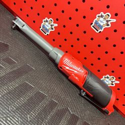 Milwaukee M12 FUEL 12V Lithium-Ion Brushless Cordless 3/8 in. Extended Reach High Speed Ratchet (Tool Only)