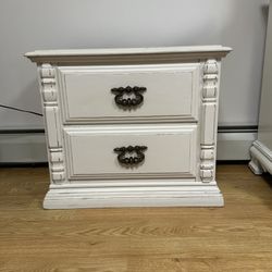 White Side Table 