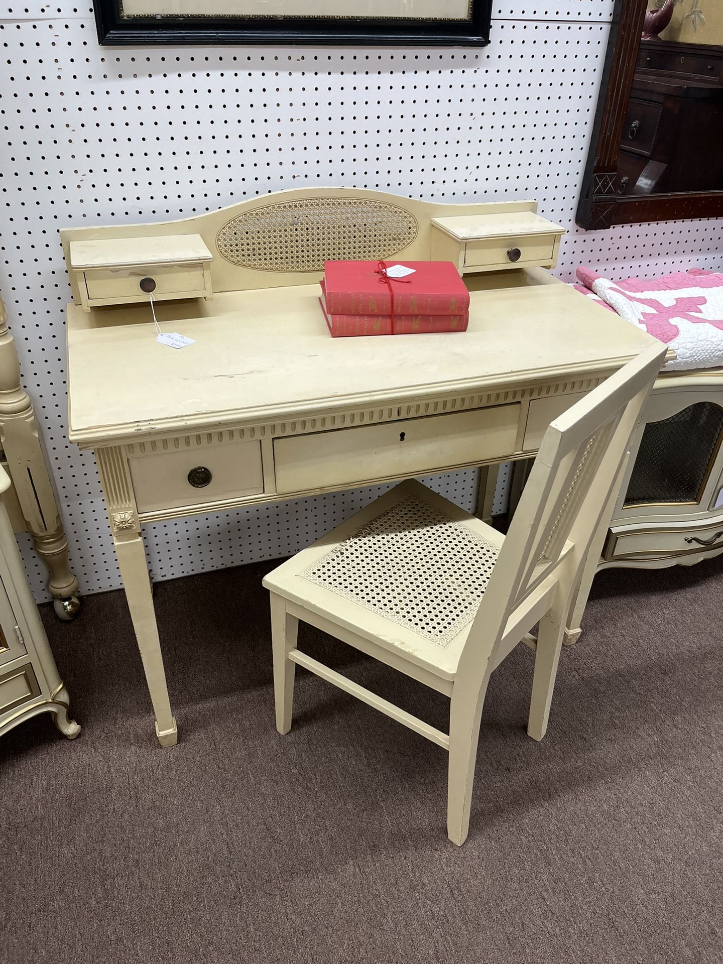 Antique Desk with Chair