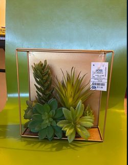 Modern Faux Succulent Decor 