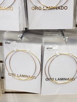 Gold Plated Big Hoops