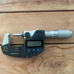 Mitutoyo 0-1” Digital Micrometer IP65 Coolant Proof Machinist Tool