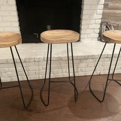 Modern Bar stools - Set of 3