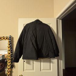 Hooded Fuzzy Bomber Jacket