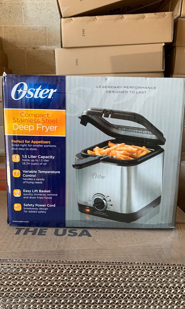 Oster compact stainless steel Deep fryer for Sale in Detroit, MI OfferUp