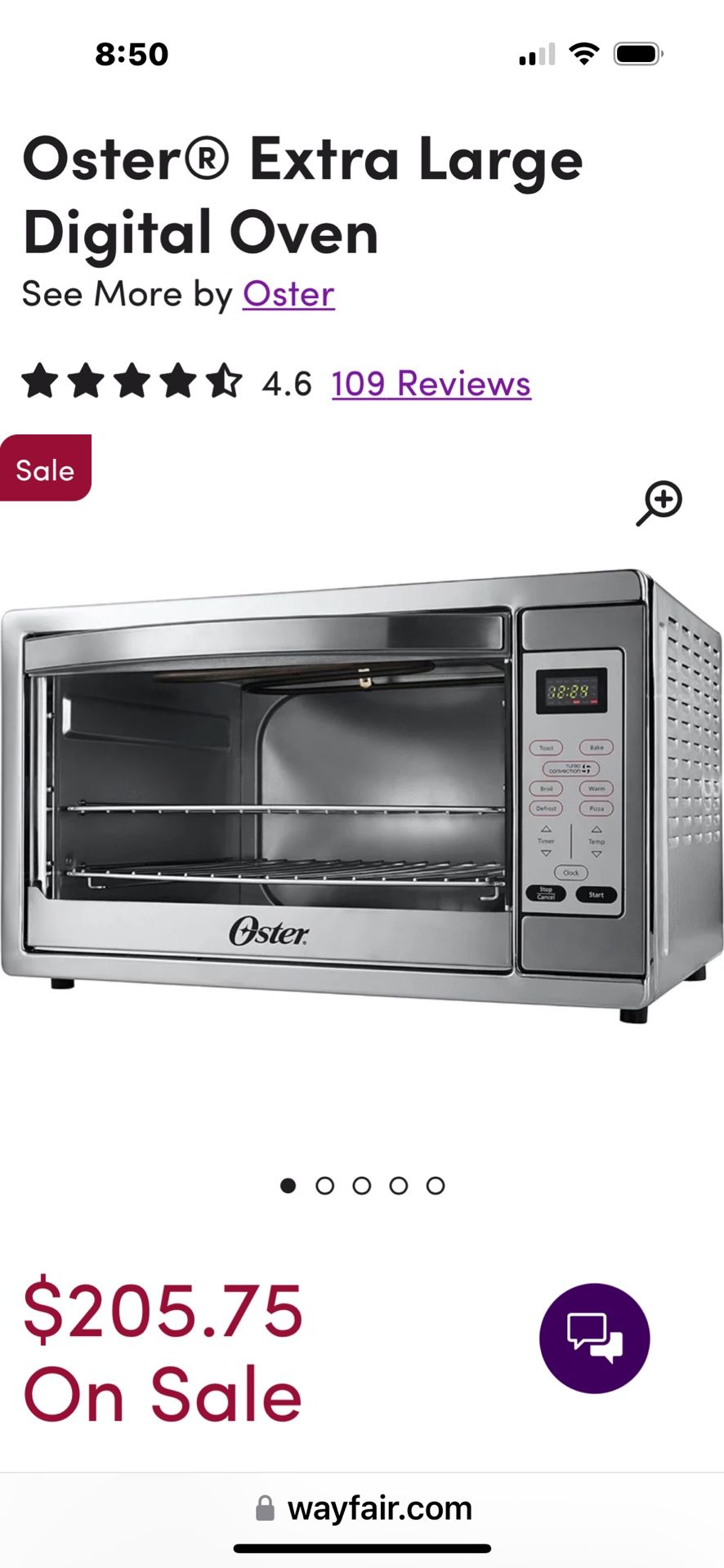 Oster Extra Large Toaster Oven