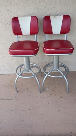 Set of Two Bar Stools