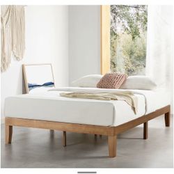 King Size Mid Century Platform Bed Frame