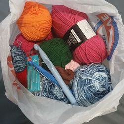 Yarn & Crochet Hooks 