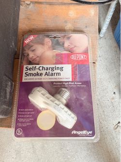Self charging smoke alarm