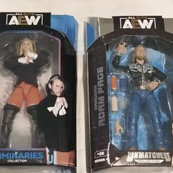 Aew Collectible Figures Adam Page And CM Punk