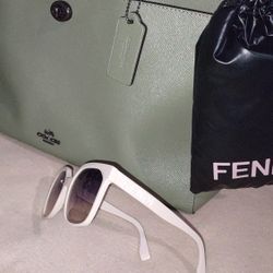 AUTHENTIC Coach Folio Tote Bag And Fendi Sunglasses