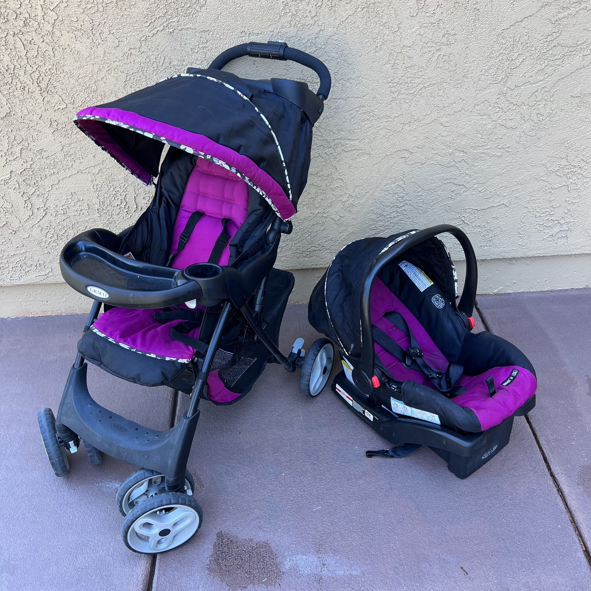 Graco Snugride 30 Infant Car Seat And Stroller $70 OBO