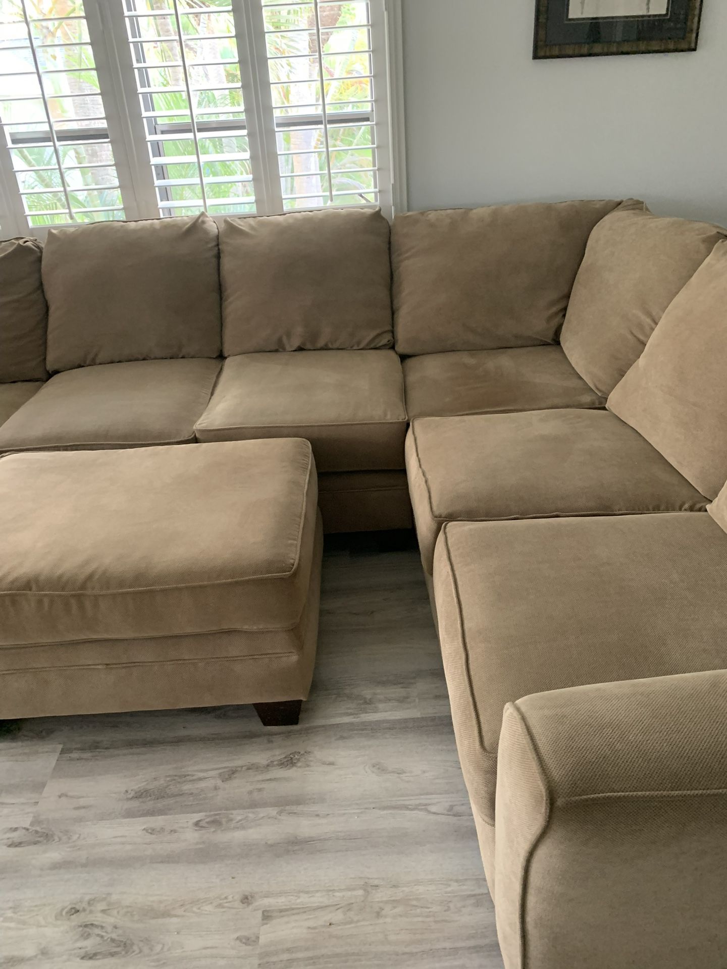 Beige Sectional Couch