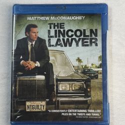 The Lincoln Lawyer Blu-ray (2011) New Sealed - Matthew McConaughey Thriller