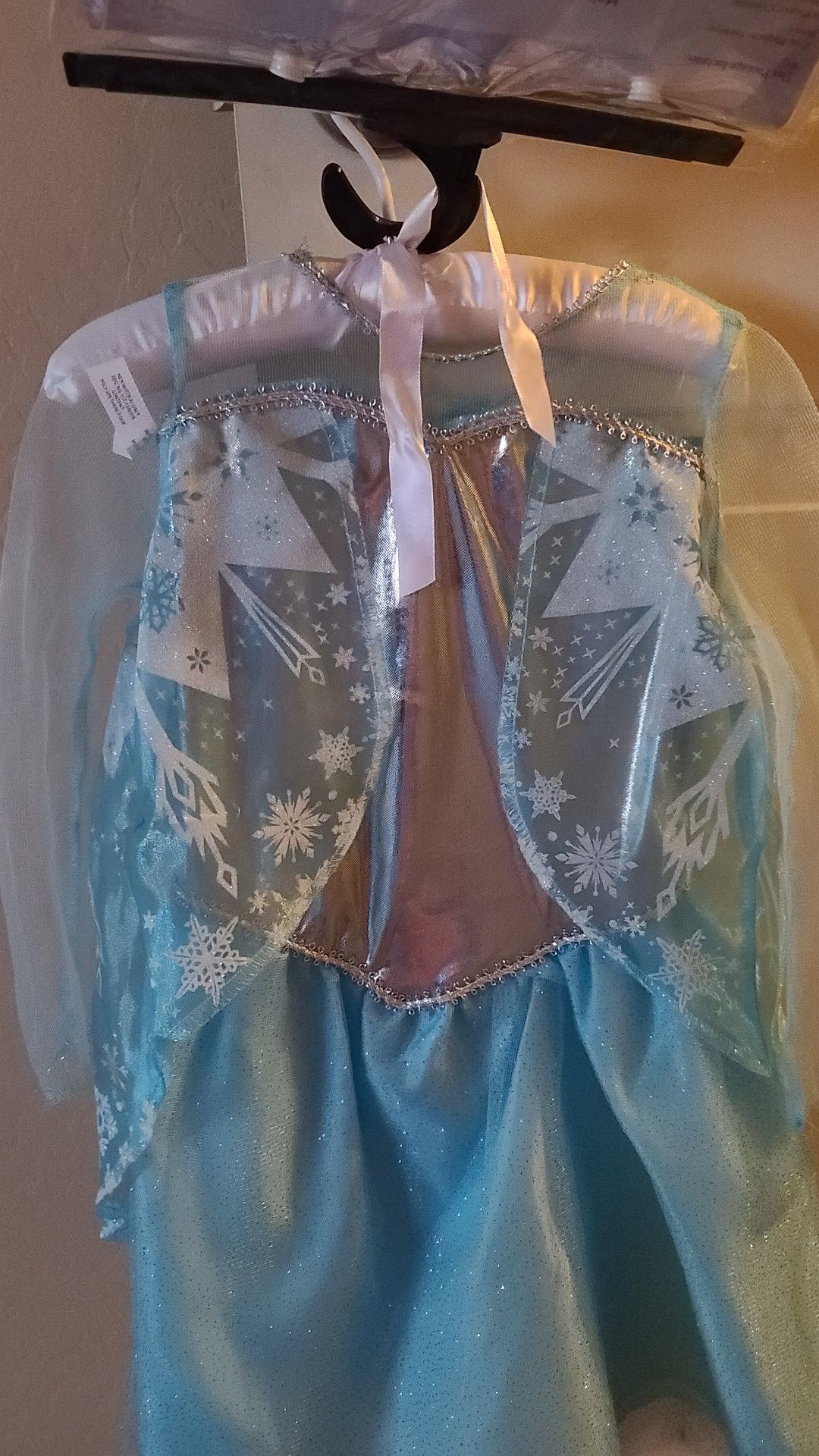 Frozen Elsa costume and wig 3T-4T