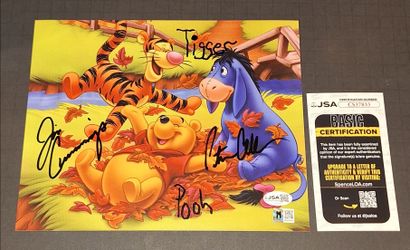 🔥 Peter Cullen And Jim Cummings Signed Autographed 8x10 Winnie The Pooh JSA COA 🔥