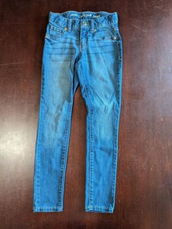 Girls Skinny Stretch Blue Jeans Size 7 - Everett, WA