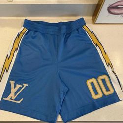 -Louis Vuitton Virgil Abloh Sportyjersey Short With Patch Size M