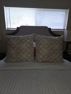 European Shams with covers