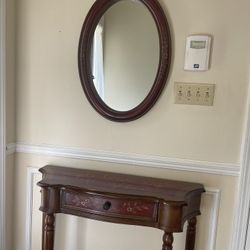 Console Table With Mirror 