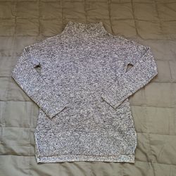 Grey Knitted Long Sleeve Turtle Neck, Old Navy 