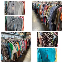 HUGE CLOTHING SALE ALL BRANDED WITH TAGS FOR MEN-WOMEN-CHILDREN ONLY $3.99