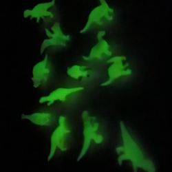 Set Of Glowing Dinosaurs 