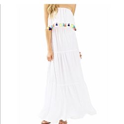 Lilly Pulitzer NWT Caridee Strapless Maxi Dress $228. 